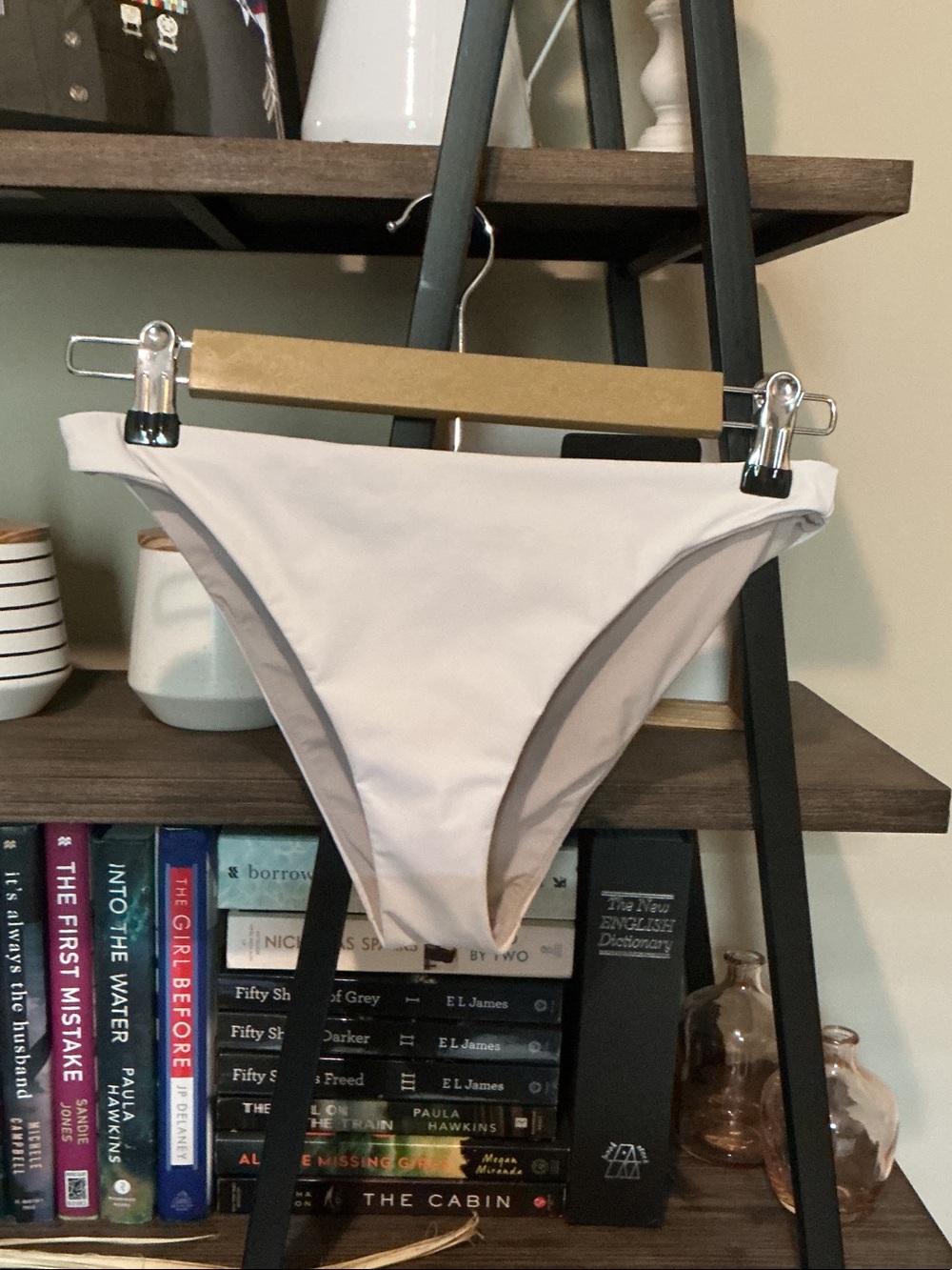 Lululemon ' High-Cut Bikini Bottom in white